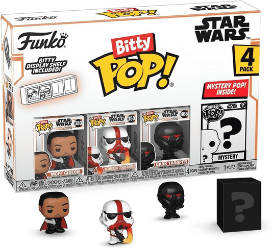 Funko Bitty POP!: Mandalorian - Moff Gideonª, Bitty Pop! Incinerator Stormtrooperª, Bitty Pop! Dark Trooperª, and a mystery Bitty Pop! Figure