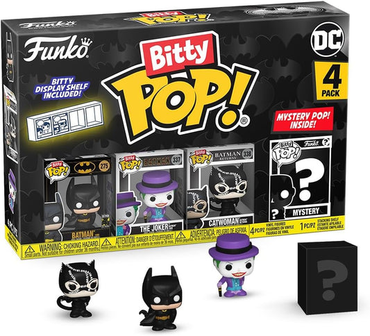 Funko Bitty Pop! Batman 85th - Batman 4PK and A Surprise Mystery Mini Figure