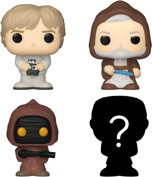 Funko Bitty POP! Star Wars - Luke Skywalkerª, Obi-Wan Kenobiª, Jawaª and A Surprise Mystery Mini Figure