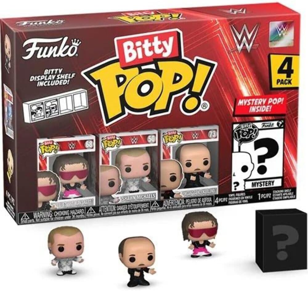 Funko Bitty POP!: WWE - Razor Ramonª, Bitty Pop! Dieselª, Bitty Pop! Rey Mysterio¨, and a mystery Bitty Pop! Figure