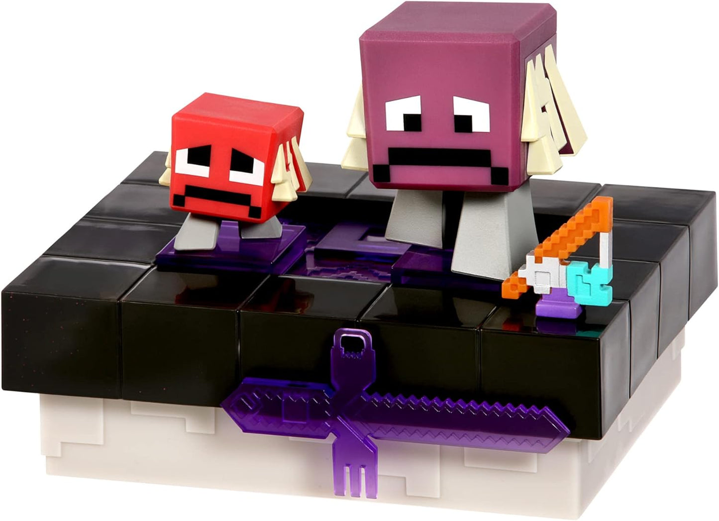 TREASURE X Minecraft Nether Portal Mine and Craft Character and Mini Mob