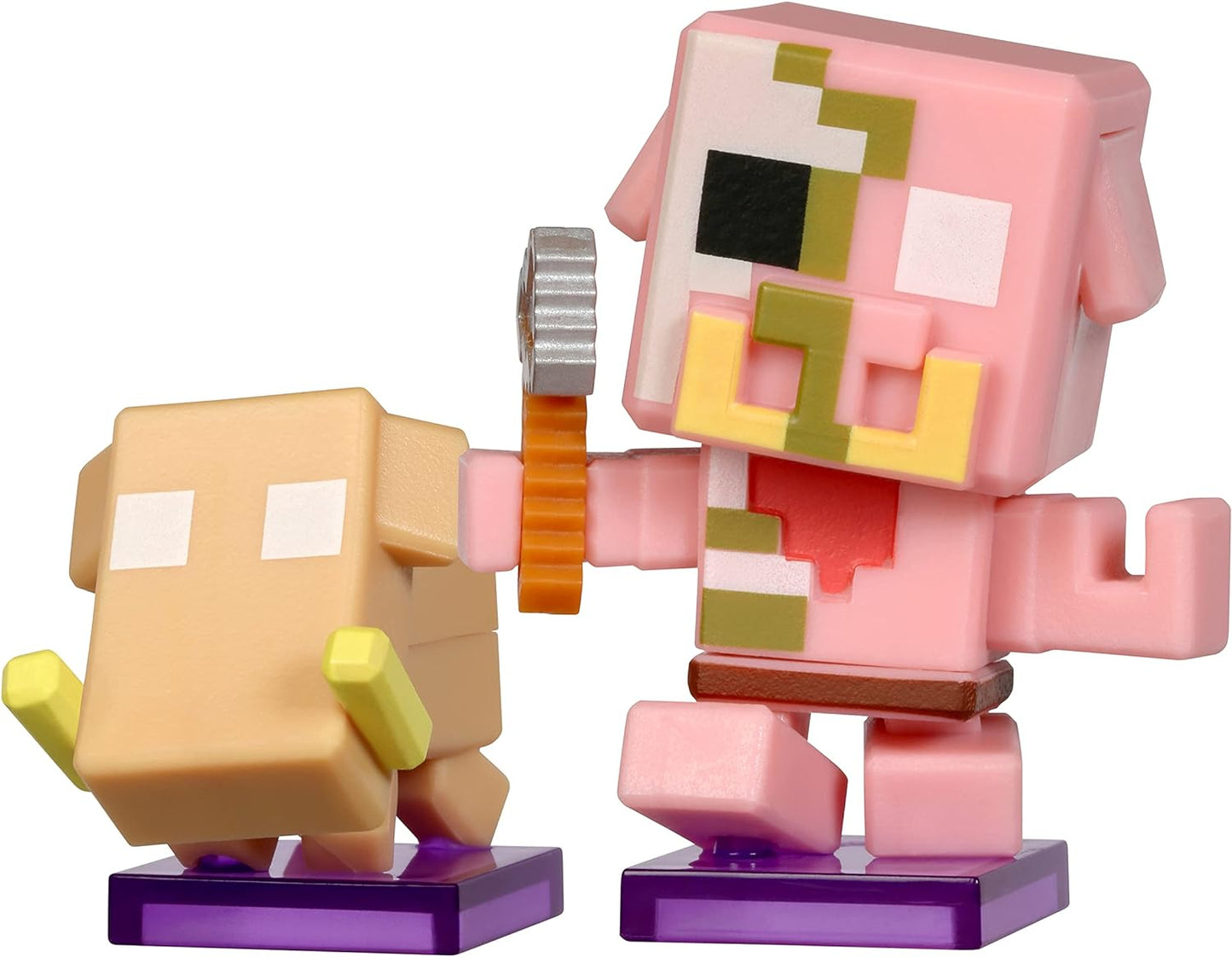TREASURE X Minecraft Nether Portal Mine and Craft Character and Mini Mob