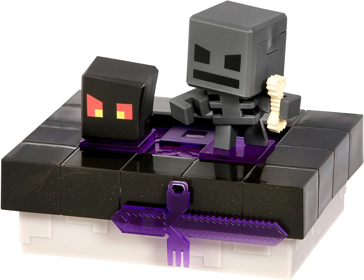 TREASURE X Minecraft Nether Portal Mine and Craft Character and Mini Mob