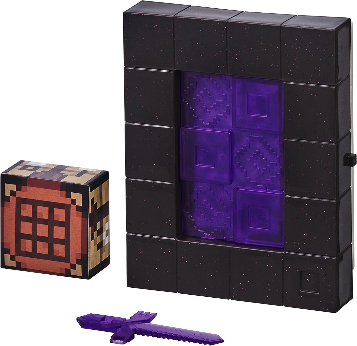 TREASURE X Minecraft Nether Portal Mine and Craft Character and Mini Mob